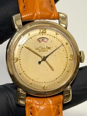 1950’s LeCoultre L696 Bumper Automatic 10K Gold Filled 34mm Men’s Luxury Watch